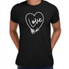 Love Sign Three - Valentines Love T-shirt for men Unisex T-Shirt - Kuzi Tees