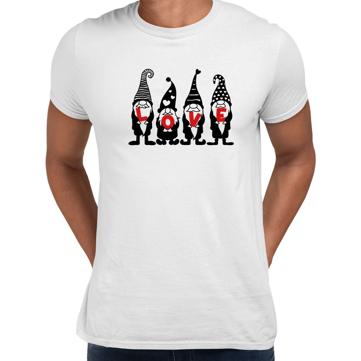 Love Sign Two - Valentines Love T-shirt for men Unisex T-Shirt - Kuzi Tees
