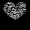 Love art word Valentines Love T-shirt for men Unisex T-Shirt - Kuzi Tees