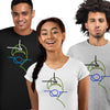 Luggi Super Mario One line drawing Movie T-shirt