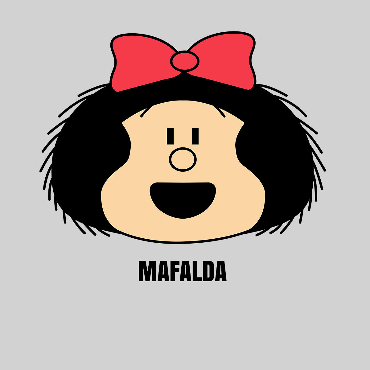 Nostalgic Mafalda Kids T-Shirt Comics Character - Kuzi Tees