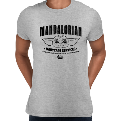 The Mandalorian T Shirt Star Wars Baby Yoda Disney Fans Birthday Gift Men Tee Top - Kuzi Tees