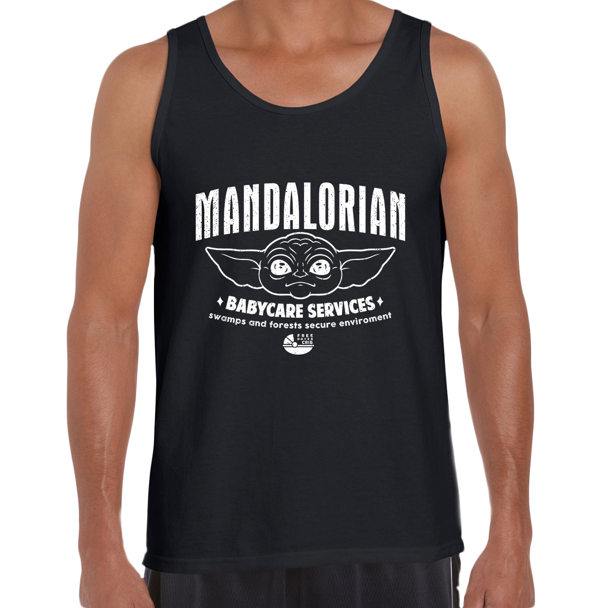 Star Wars Funny Tank Top The Mandalorian Baby Yoda Disney - Kuzi Tees