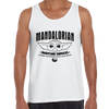 Star Wars Funny Tank Top The Mandalorian Baby Yoda Disney - Kuzi Tees