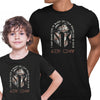 The Mandalorian Helmet Sesion 3 Black T-shirt