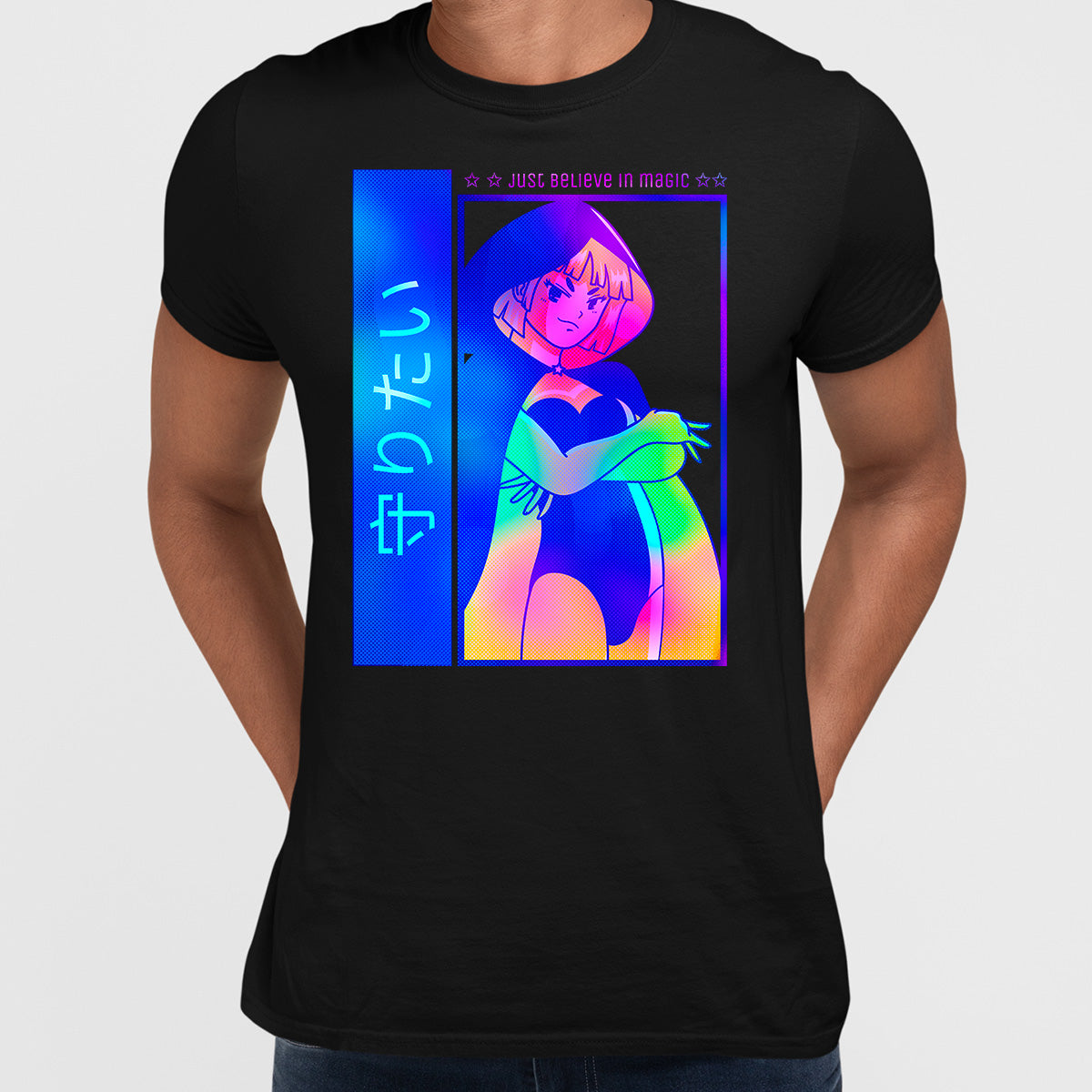 Manga Japanese - Anime Just believe in magic Steampunk T-shirt for culture lovers - Kuzi Tees