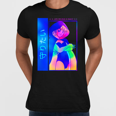 Manga Japanese - Anime Just believe in magic Steampunk T-shirt for culture lovers - Kuzi Tees