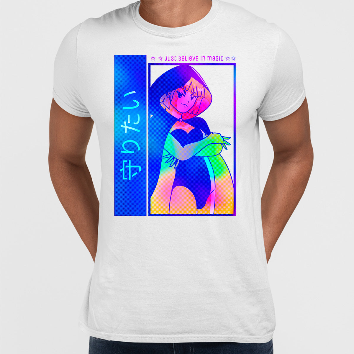 Manga Japanese - Anime Just believe in magic Steampunk T-shirt for culture lovers - Kuzi Tees