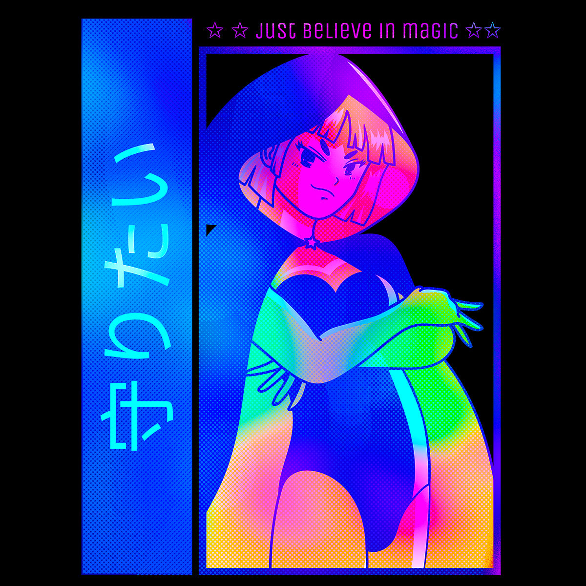 Manga Japanese - Anime Just believe in magic Steampunk T-shirt for culture lovers - Kuzi Tees