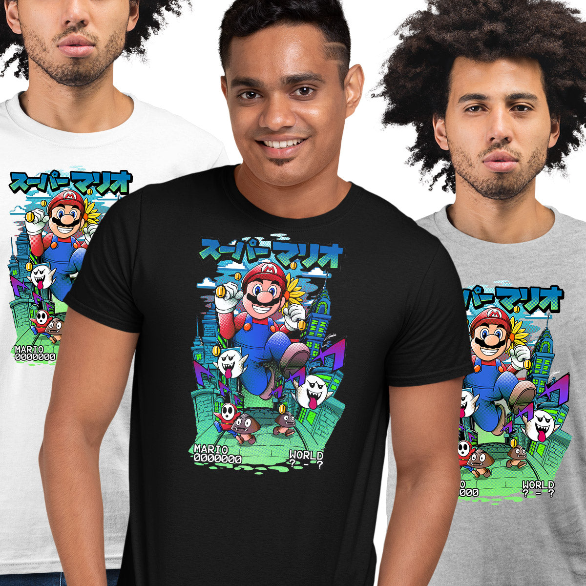 Super Mario Bros Run Nostalgia Gaming T-shirt