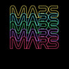 Mars Novelty Hipster Colorful Gift Mens Mission To Mars Unisex T-shirt - Kuzi Tees