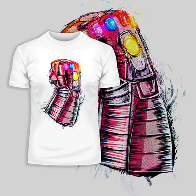 Marvel Avengers Endgame United Graphic T-Shirt Thanos Glove - Kuzi Tees