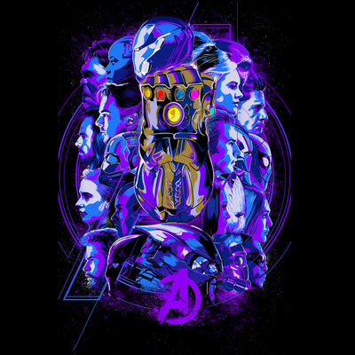 Marvel Legends Infinity War Avengers Endgame All Characters T-shirt - Kuzi Tees