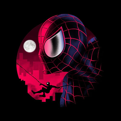 Marvel Comics Spider-Man Into The Spider-Verse Graphic Art T-shirt - Kuzi Tees