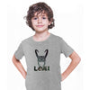 Loki Helmet Marvel Superhero Comic Star Tom Hiddleston T-shirt for Kids - Kuzi Tees