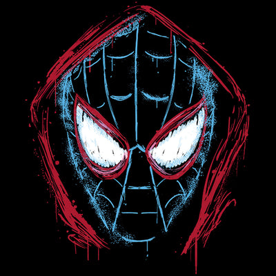 Marvel Spider-Man Into The Graffiti Verse Black T-shirt Gift For Spider Man Fan - Kuzi Tees