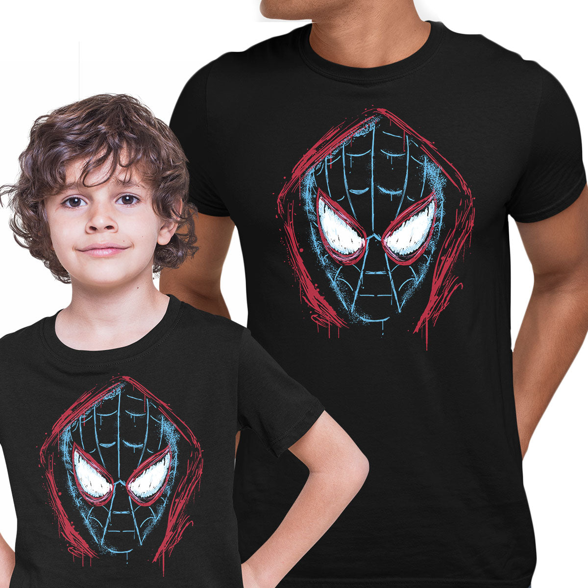 Marvel Spider-Man Into The Graffiti Verse Black T-shirt Gift For Spider Man Fan - Kuzi Tees