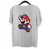 Mens Super Mario Jumping Huge Chest Print T Shirt Nintendo Gamer Xbox PS4 SNES Retro Minds - Kuzi Tees
