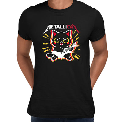 Metalicat T-shirt Funny Cat With the Guitar TV series - Kuzi Tees