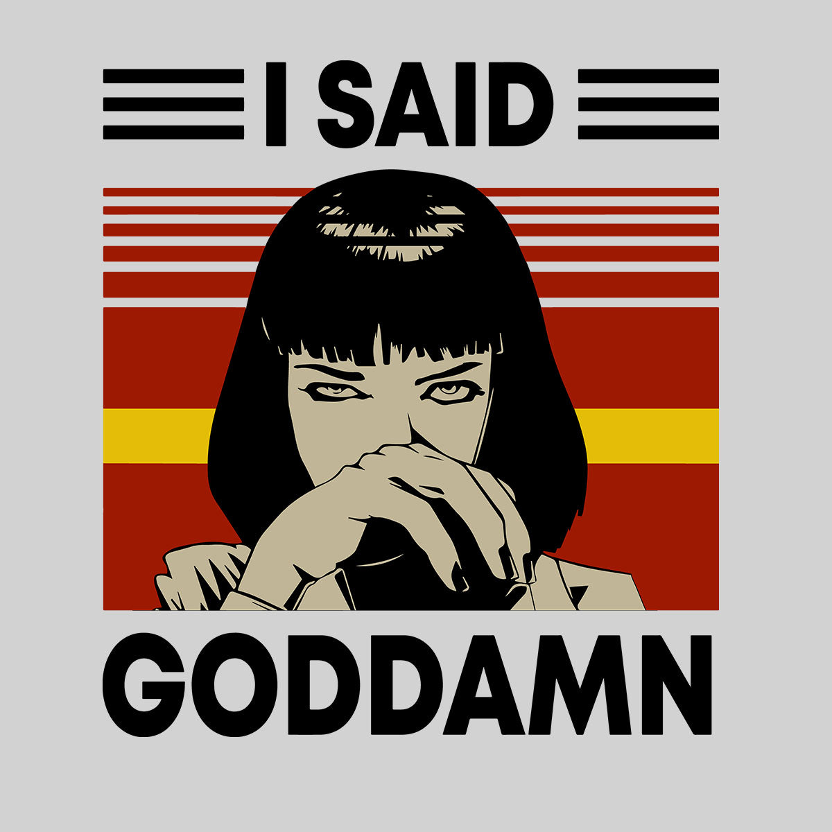 Mia Wallace T-shirt Pulb Fiction Movie Vintage Nostalgia - Kuzi Tees