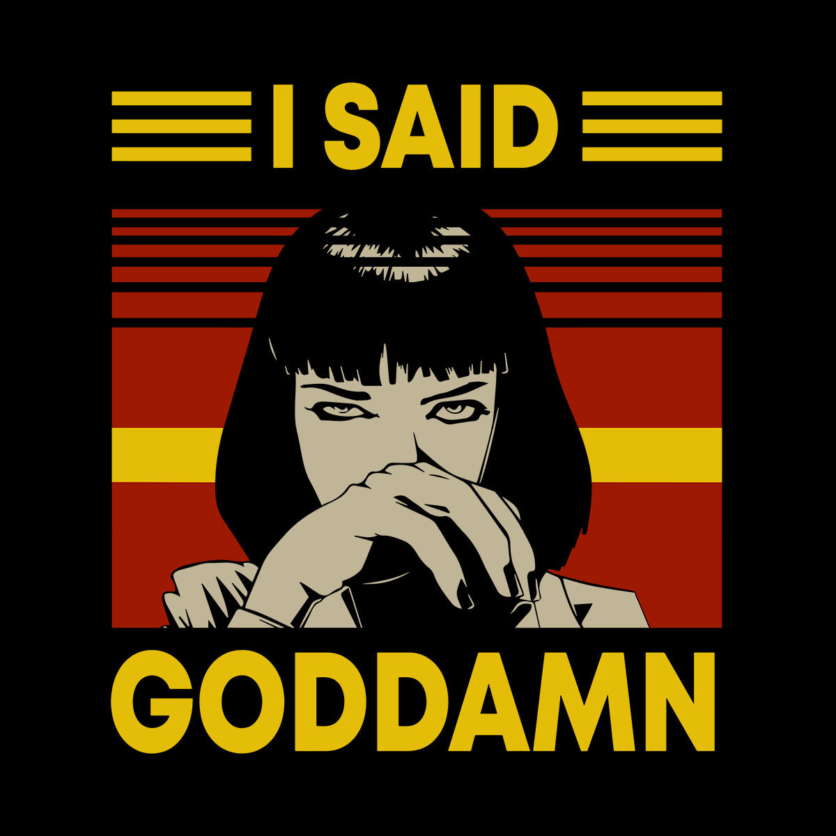 Mia Wallace T-shirt Pulb Fiction Movie Vintage Nostalgia - Kuzi Tees