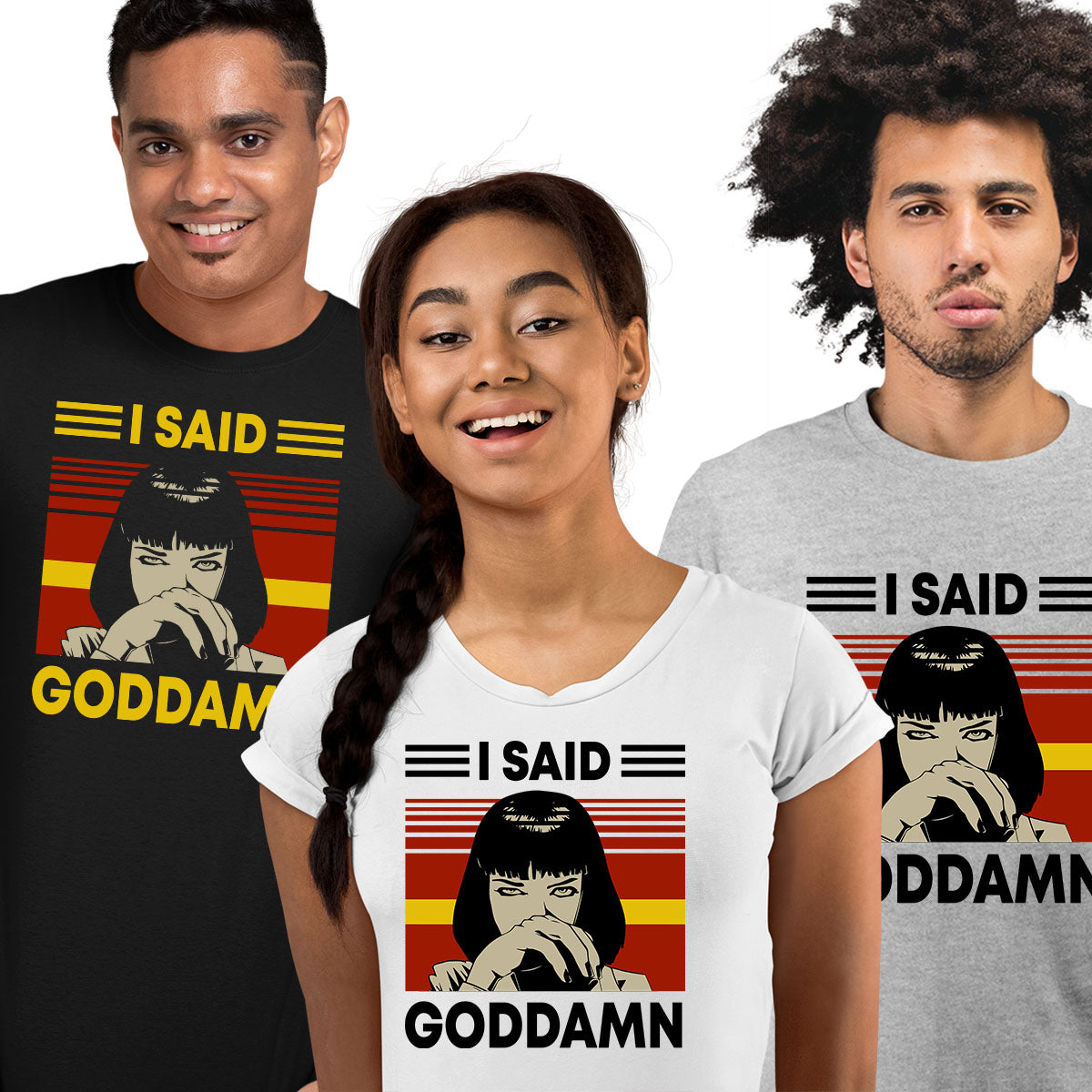 Mia Wallace T-shirt Pulb Fiction Movie Vintage Nostalgia - Kuzi Tees