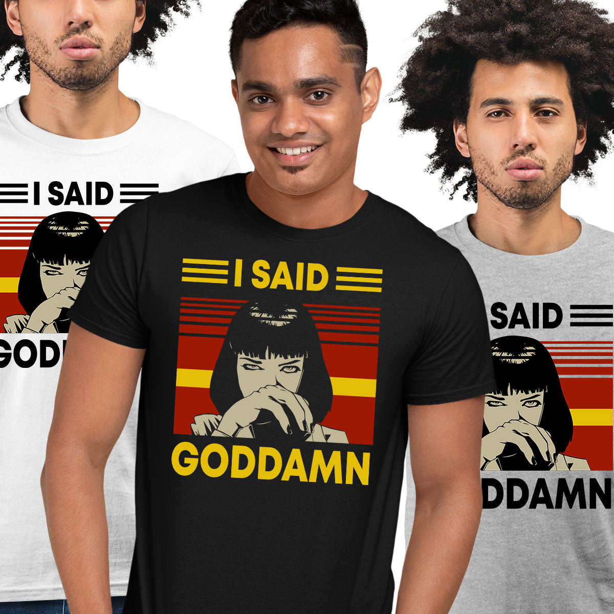 Mia Wallace T-shirt Pulb Fiction Movie Vintage Nostalgia - Kuzi Tees