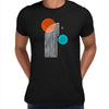 Pop Art Line Drawing T-Shirt Shapes Abstract Design Short Sleeve Funny Male Kids Unisex T-shirt - Kuzi Tees