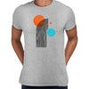 Pop Art Line Drawing T-Shirt Shapes Abstract Design Short Sleeve Funny Male Kids Unisex T-shirt - Kuzi Tees