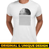Minimal Jellyfish Print T-Shirt Sea Creature Abstract Short Sleeve Round Funny Unisex T-shirt - Kuzi Tees
