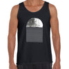 Minimal Jellyfish Print Tee Sea Creature Round Funny Abstract Unisex Tank Top - Kuzi Tees