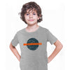 Saturn Space Universe Pop Art T-Shirt Shapes Abstract Design Short Sleeve Funny T-shirt for Kids - Kuzi Tees