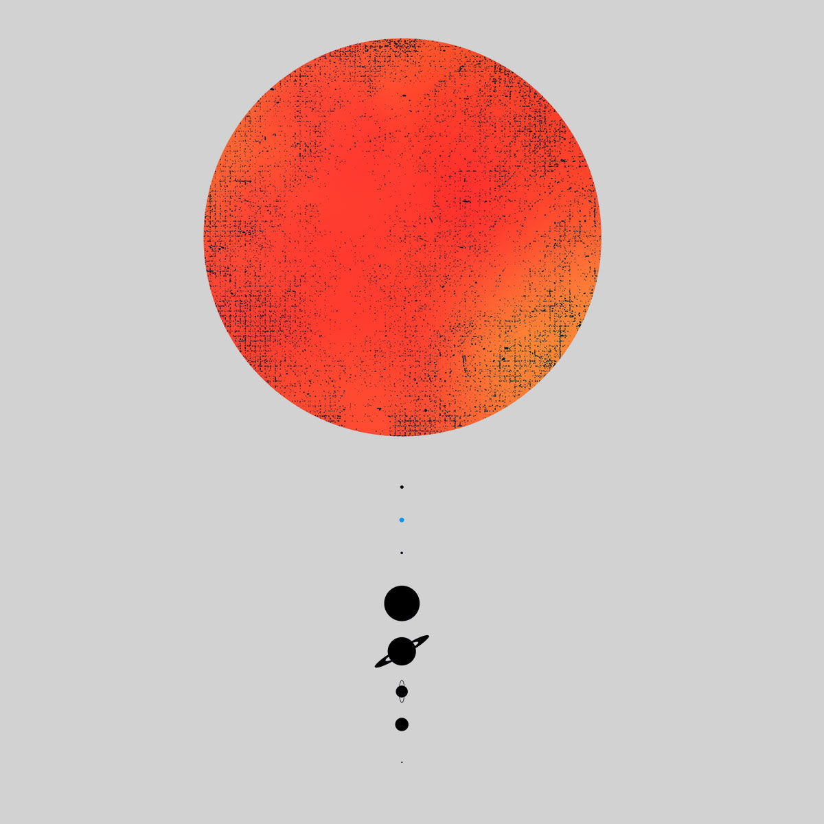 Minimal Solar System Space Nasa Planets Universe Gift Design T-shirt for Kids - Kuzi Tees