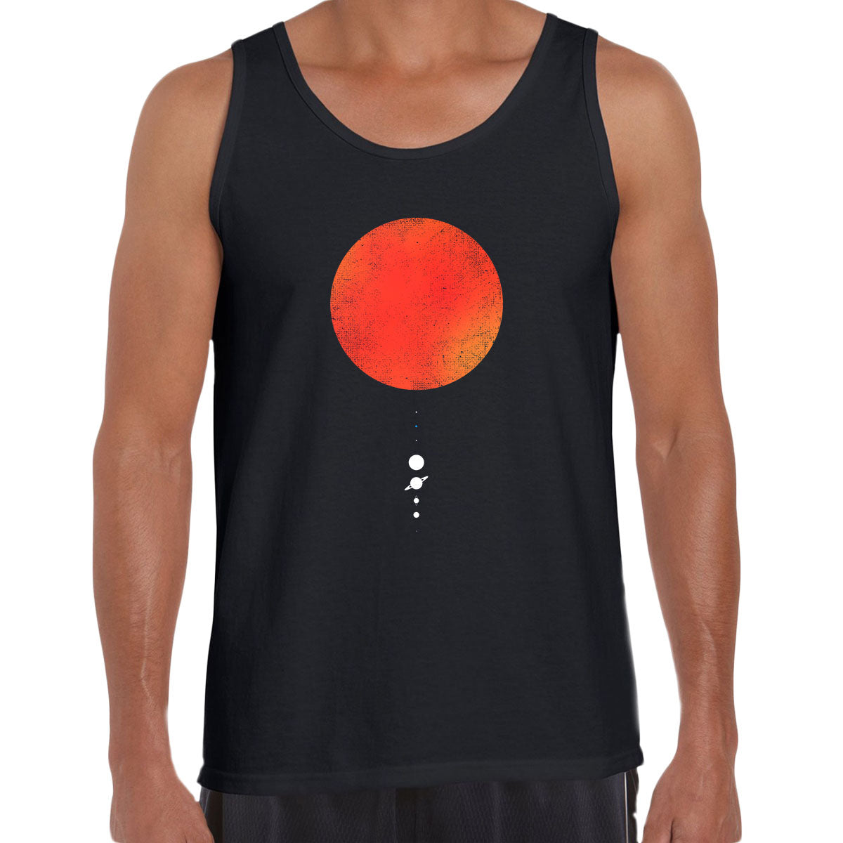 Minimal Solar System Space Nasa Planets Universe Gift Design Unisex Tank Top - Kuzi Tees