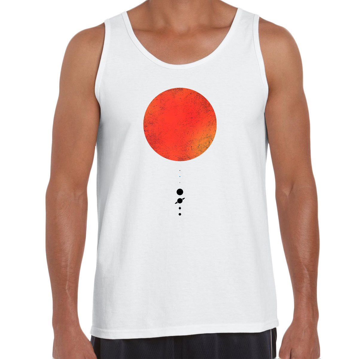 Minimal Solar System Space Nasa Planets Universe Gift Design Unisex Tank Top - Kuzi Tees