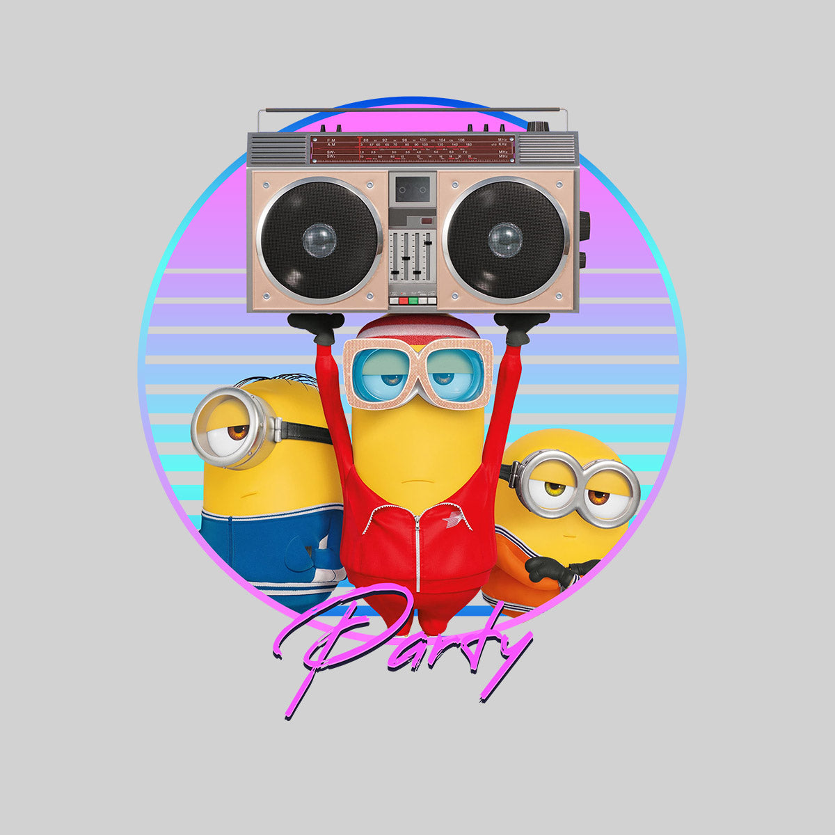 Minions The Rise of Gru Funny Retro Unisex T-shirt White