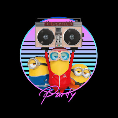 Minions The Rise of Gru Funny Retro Tee Kids Movie T-shirt Black