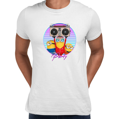 Minions The Rise of Gru Funny Retro Unisex T-shirt White