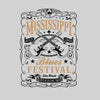 Mississippi Blues Festival 65 Retro Indie Blues Vintage Graphic Print Crew Neck Typography Unisex T-shirt - Kuzi Tees