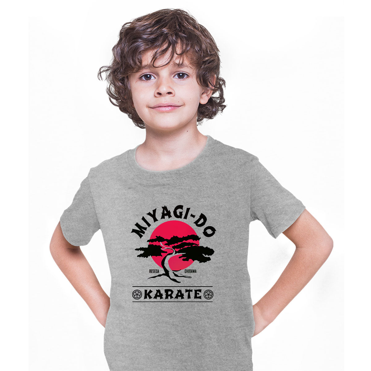 New MIYAGI DO Karate Bonsai Tree T-Shirt KARATE KID MARTIAL ARTS JAPAN FIGHTER Kids T-Shirt - Kuzi Tees