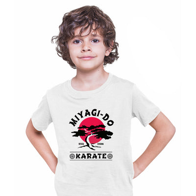 New MIYAGI DO Karate Bonsai Tree T-Shirt KARATE KID MARTIAL ARTS JAPAN FIGHTER Kids T-Shirt - Kuzi Tees