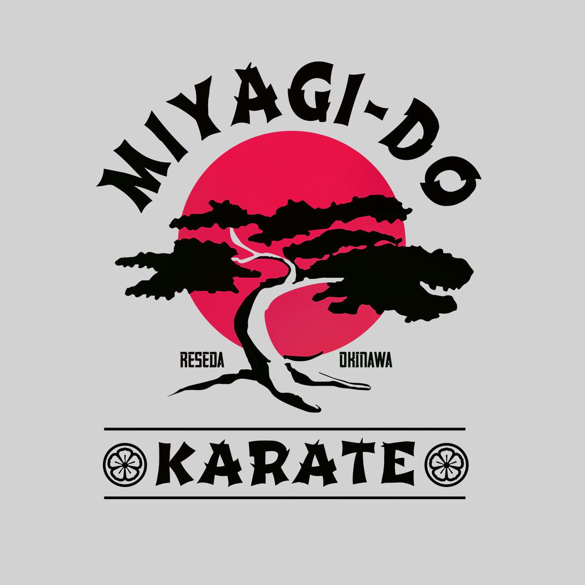 New MIYAGI DO Karate Bonsai Tree T-Shirt KARATE KID MARTIAL ARTS JAPAN FIGHTER Kids T-Shirt - Kuzi Tees