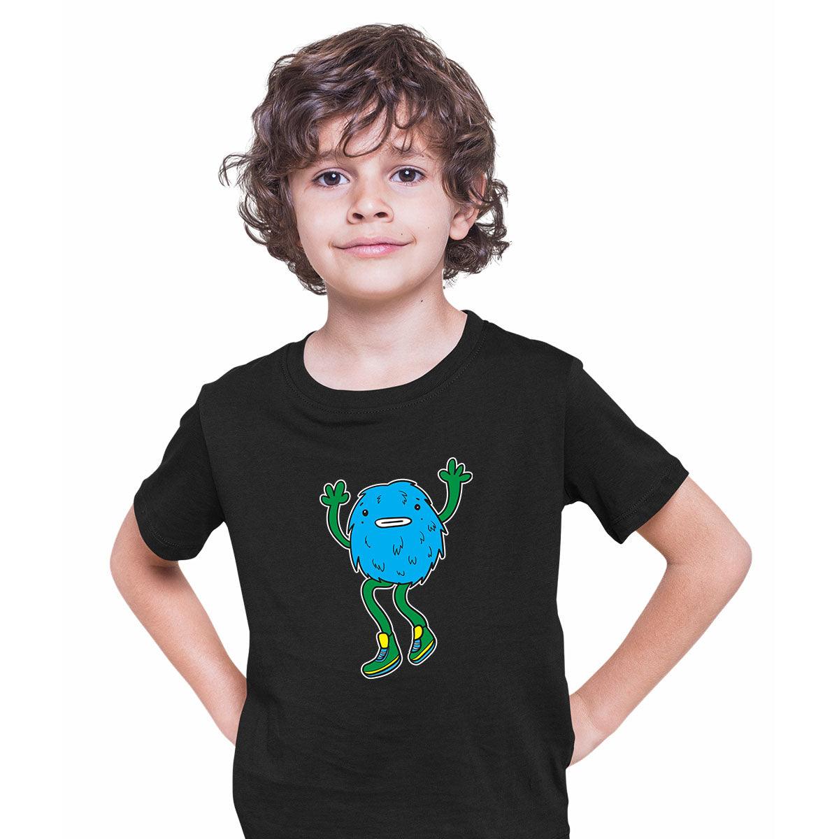 Cookie Fluffy Inspired Monster Funny Gift Drawing Kids Printed T-Shirt for Kids - Kuzi Tees