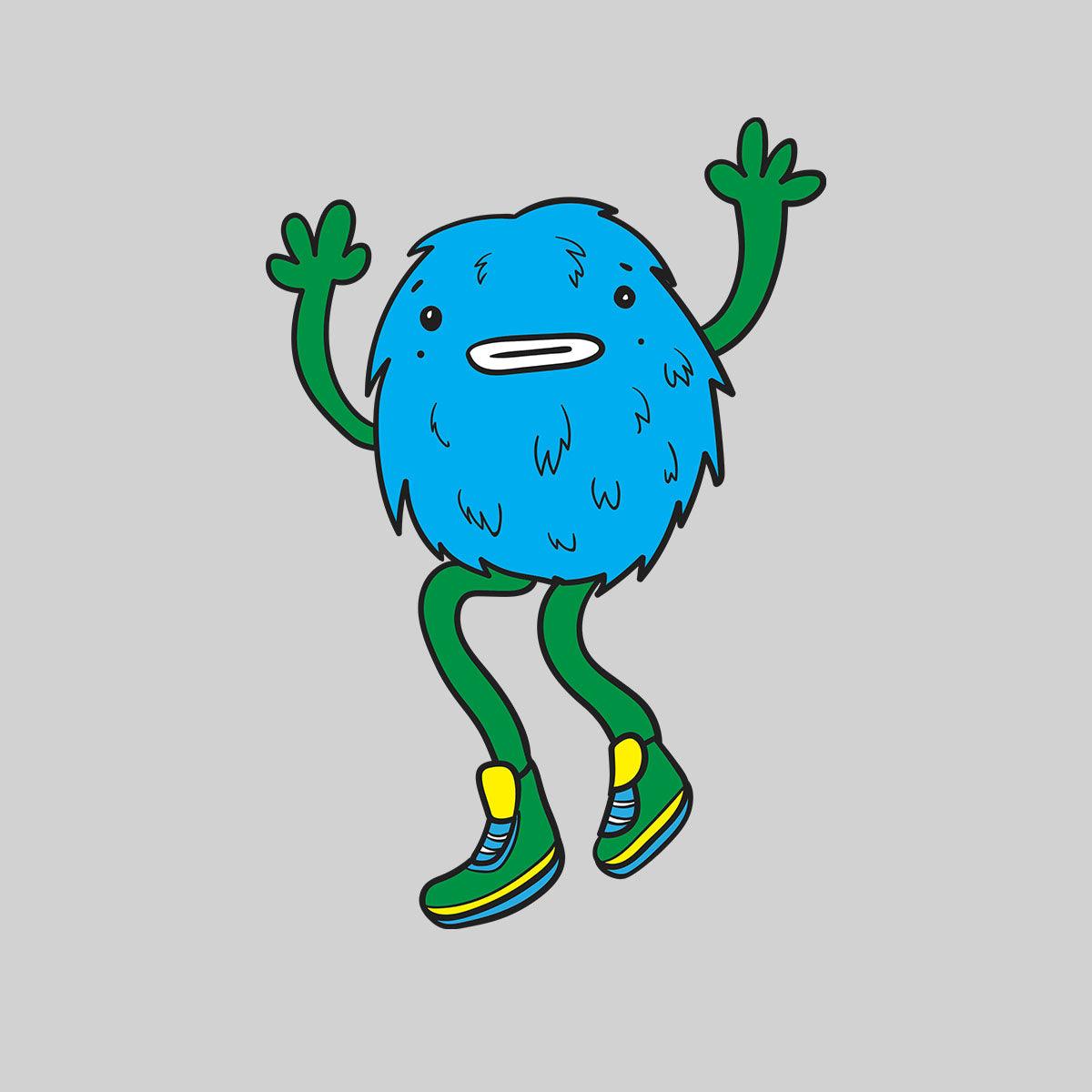 Cookie Fluffy Inspired Monster Funny Gift Drawing Kids Printed T-Shirt for Kids - Kuzi Tees