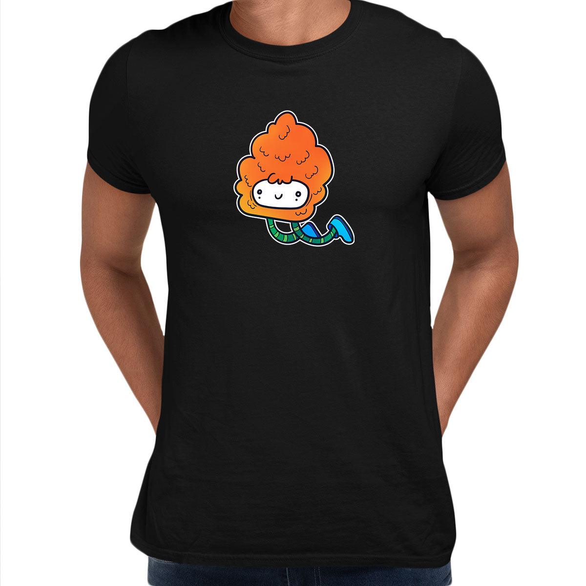Cookie Flying Monster Scary Hair Funny Gift Drawing Men Printed Unisex T-Shirt - Kuzi Tees