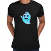 Blue Casper Friendly Monster Scary Eye Funny Gift Drawing Men Printed Unisex T-Shirt - Kuzi Tees