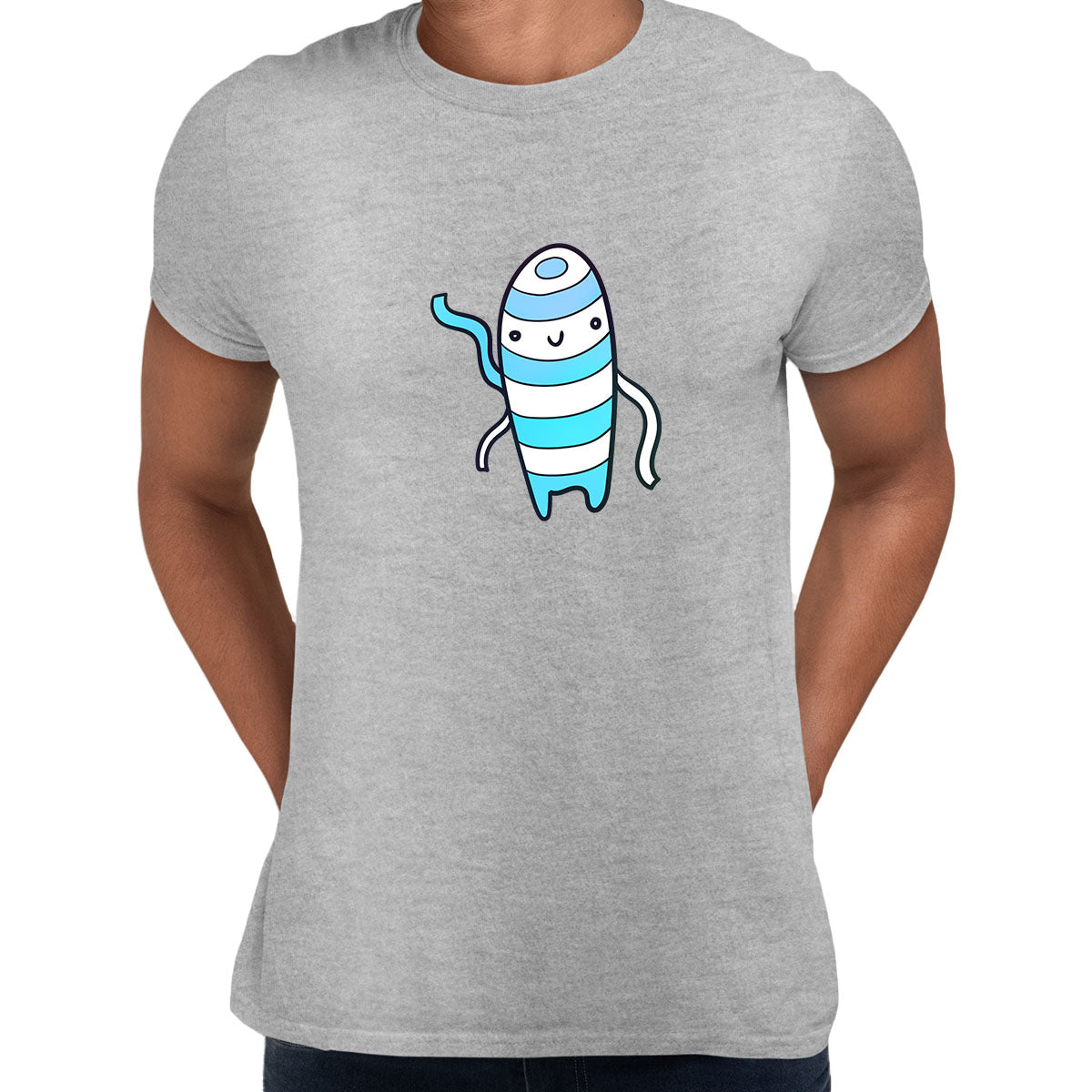 Mummy Monster Scary Eye Funny Gift Drawing Men Printed Unisex T-Shirt - Kuzi Tees