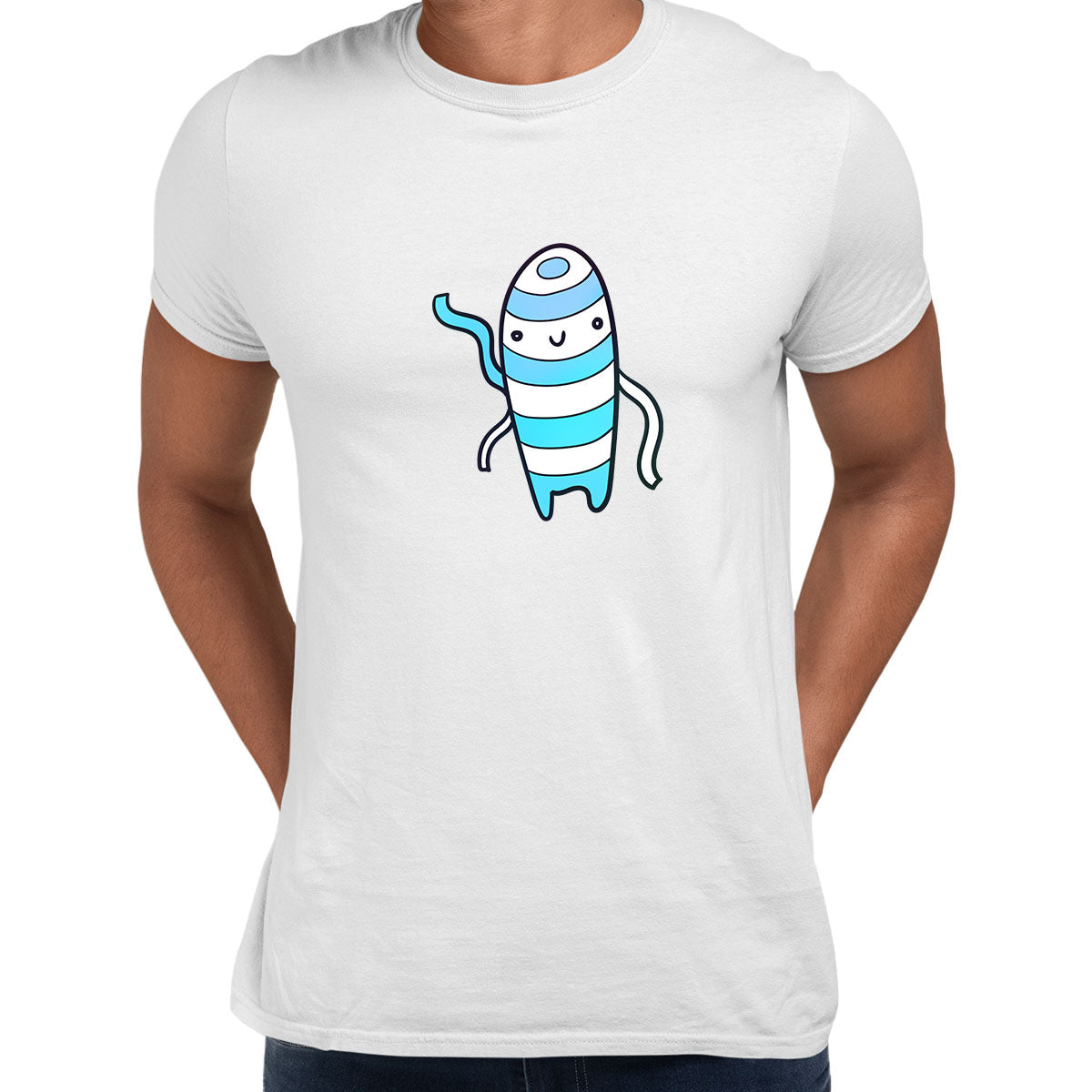 Mummy Monster Scary Eye Funny Gift Drawing Men Printed Unisex T-Shirt - Kuzi Tees