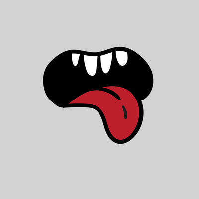 Open Mouth Monster Scary Eye Funny Gift Drawing Men Printed Unisex T-Shirt - Kuzi Tees