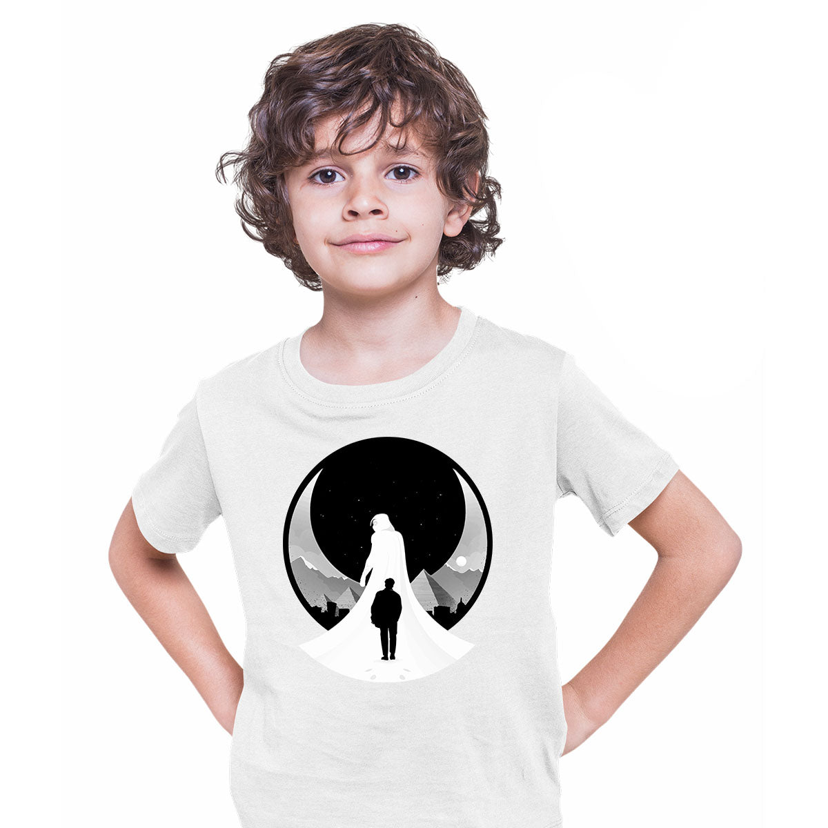 Moon Knight Kids T-Shirt Marc Spector Khonshu Designer Tee - Kuzi Tees